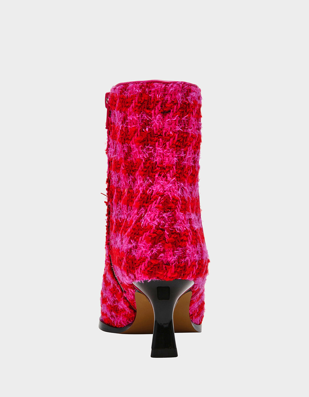 LOUISA FUCHSIA MULTI Women's Pointed Toe Kitten Heel Ankle Bootie