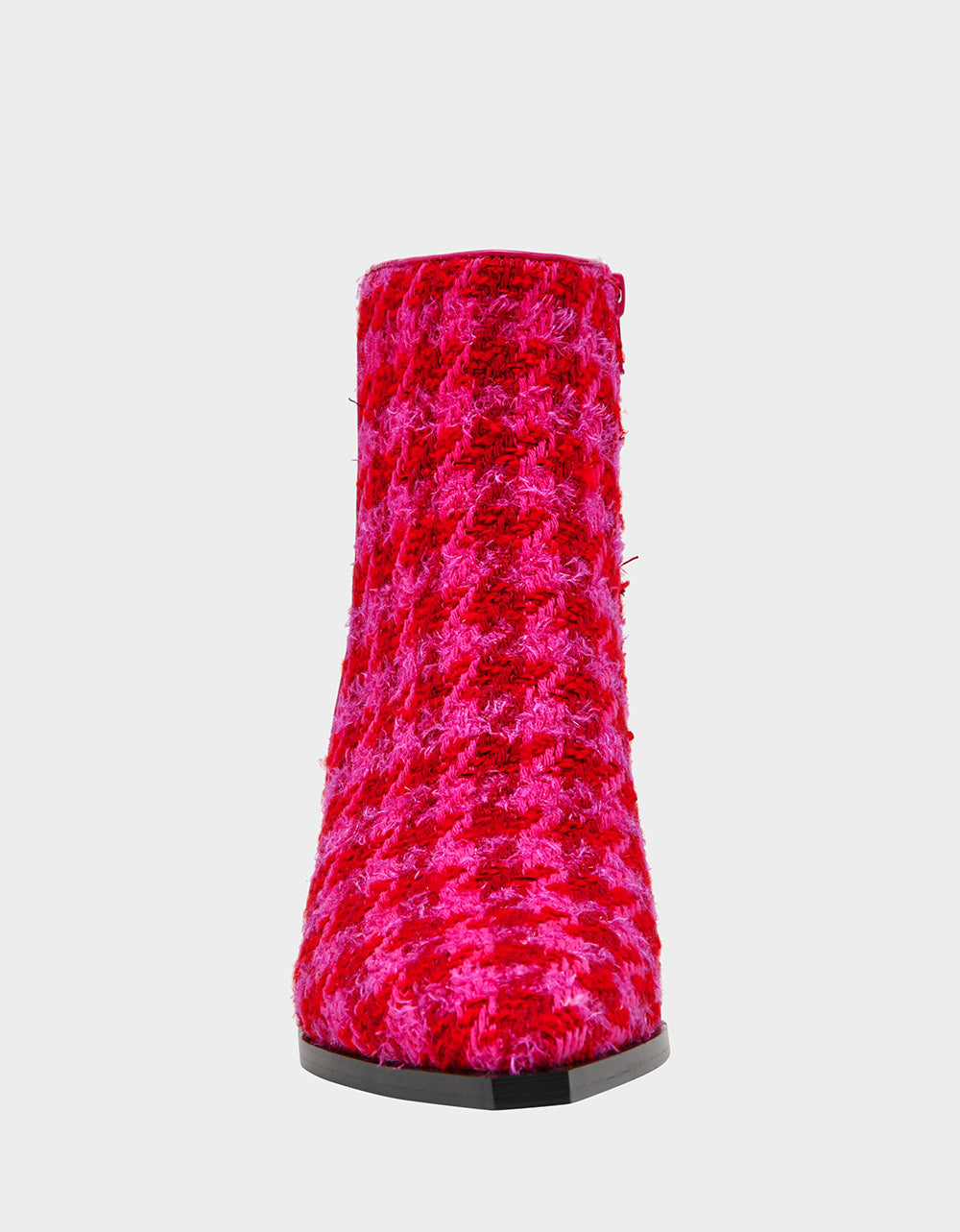 LOUISA FUCHSIA MULTI Women's Pointed Toe Kitten Heel Ankle Bootie