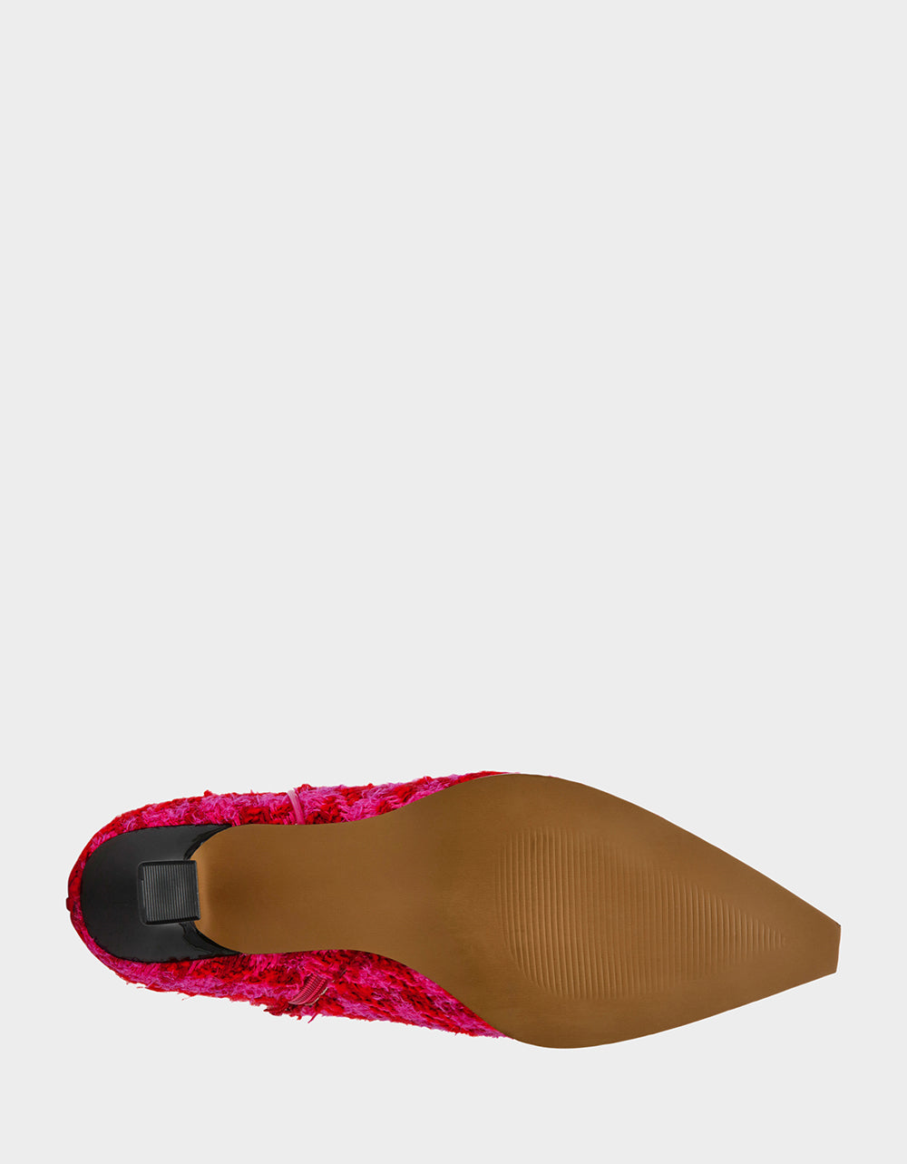 LOUISA FUCHSIA MULTI Women's Pointed Toe Kitten Heel Ankle Bootie