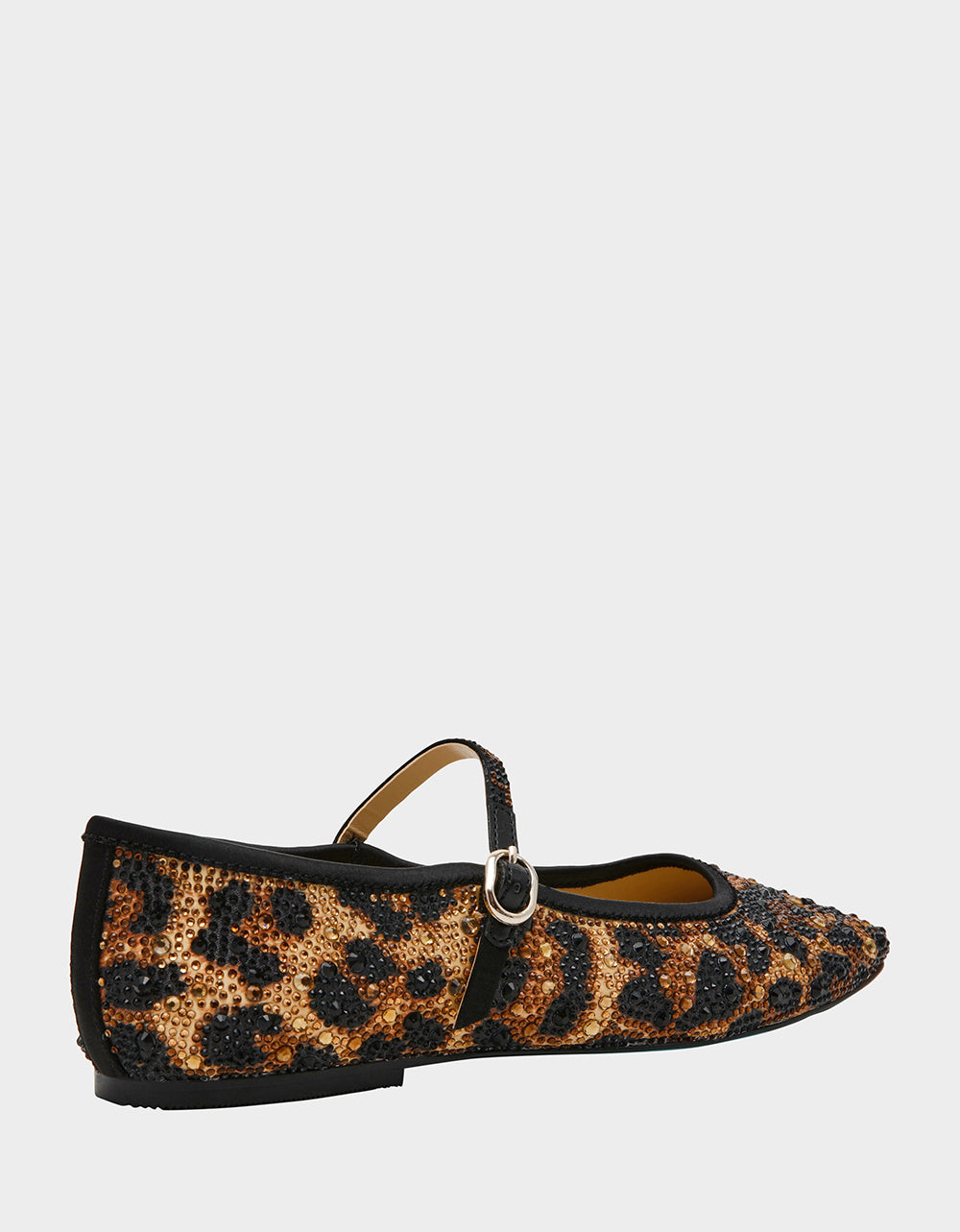 LOREL LEOPARD Women's Leopard Mary Jane Ballet Flat