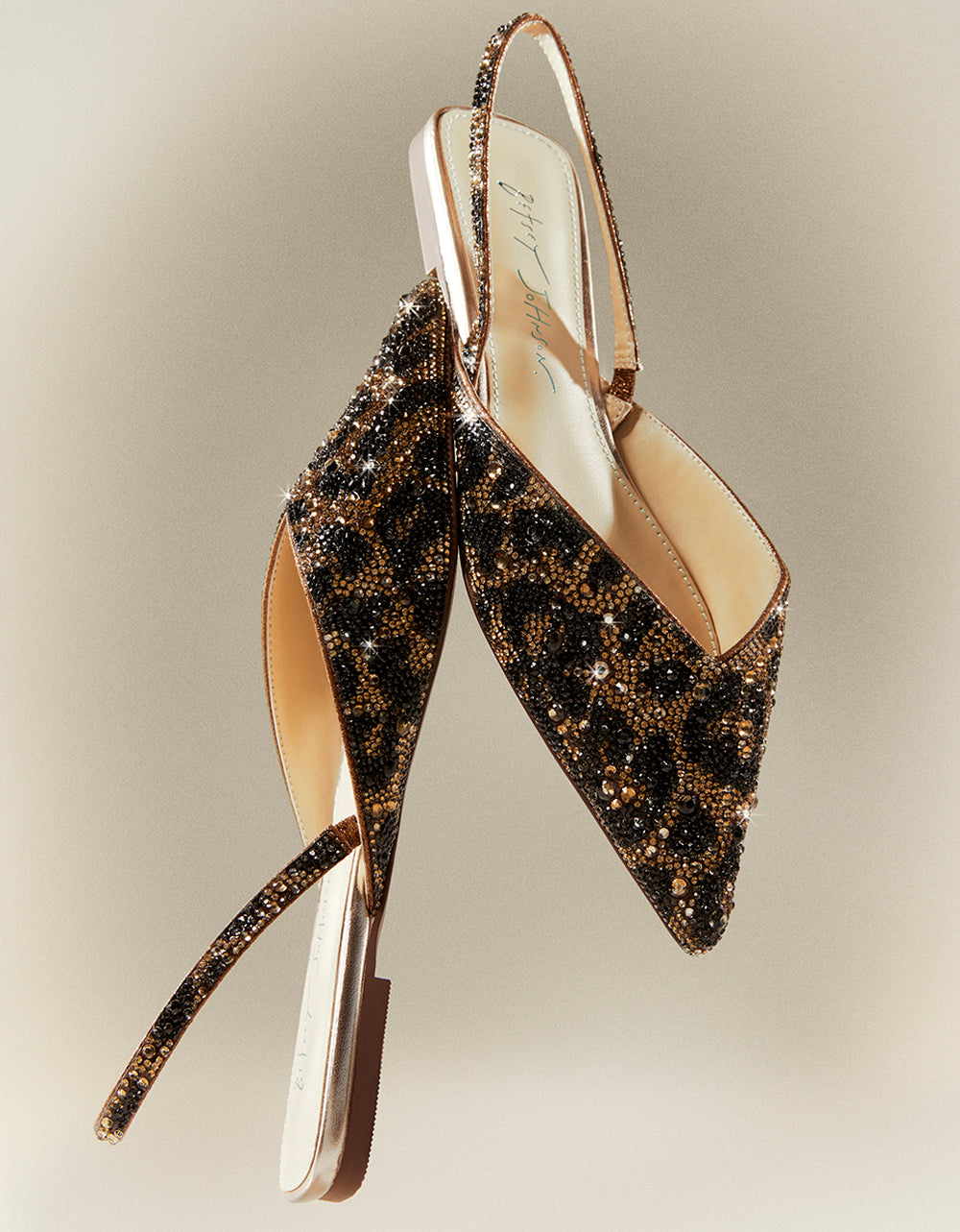 VANCE LEOPARD Slingback Flat