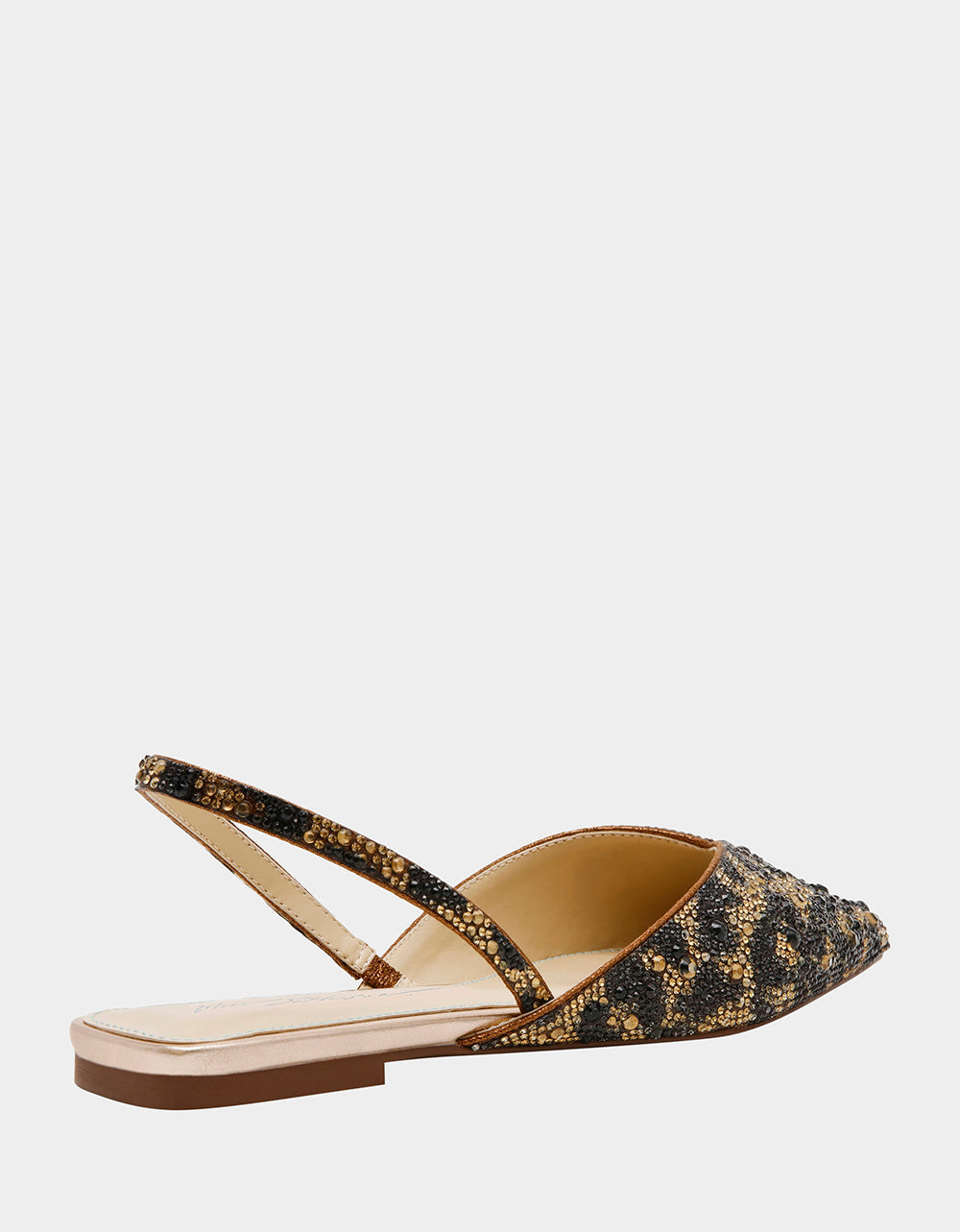 VANCE LEOPARD Slingback Flat