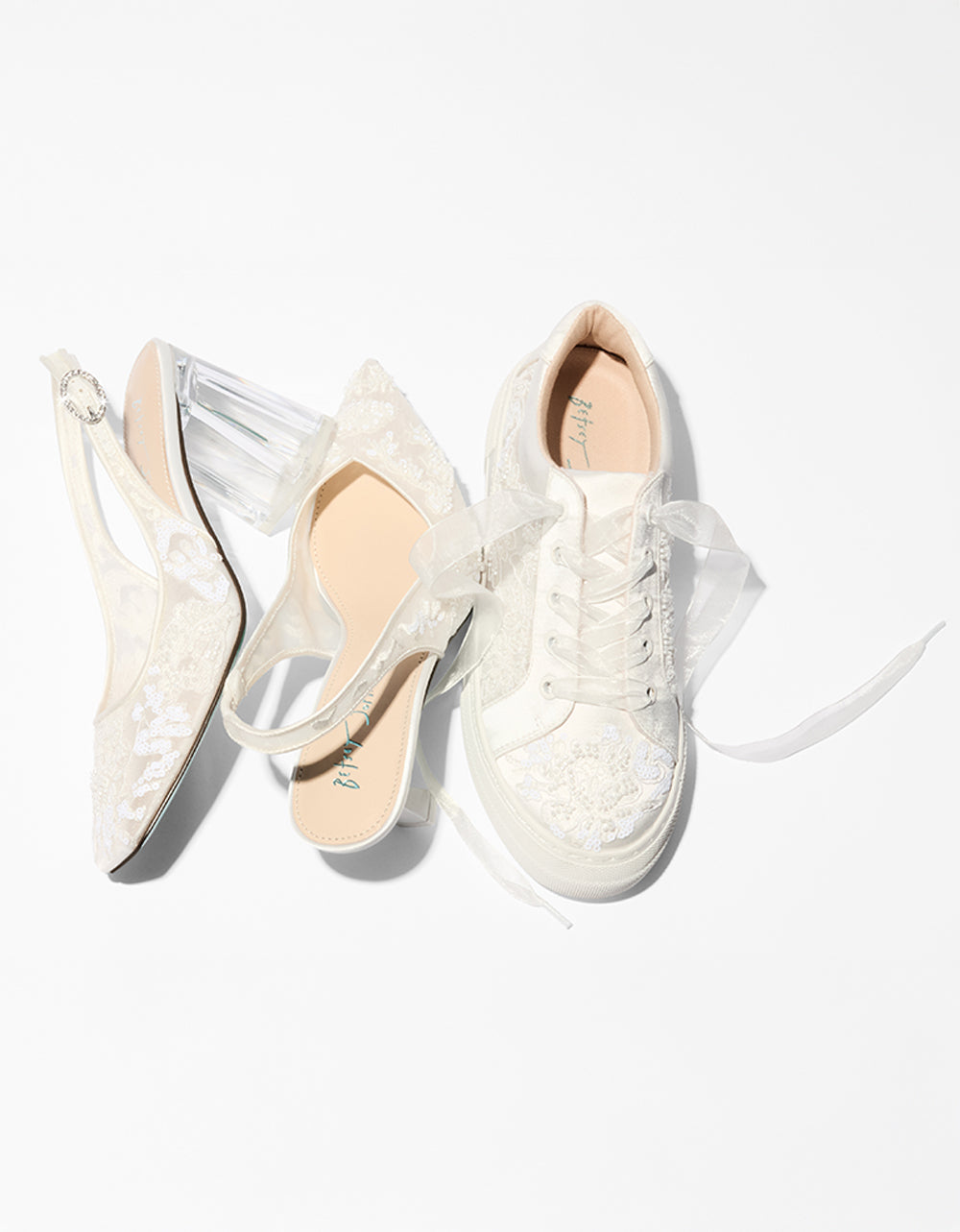 THEAA IVORY Platform Low-Top Lace-Up Sneakers