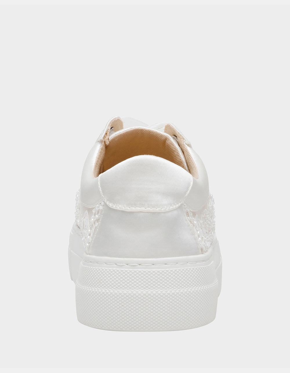 THEAA IVORY Platform Low-Top Lace-Up Sneakers