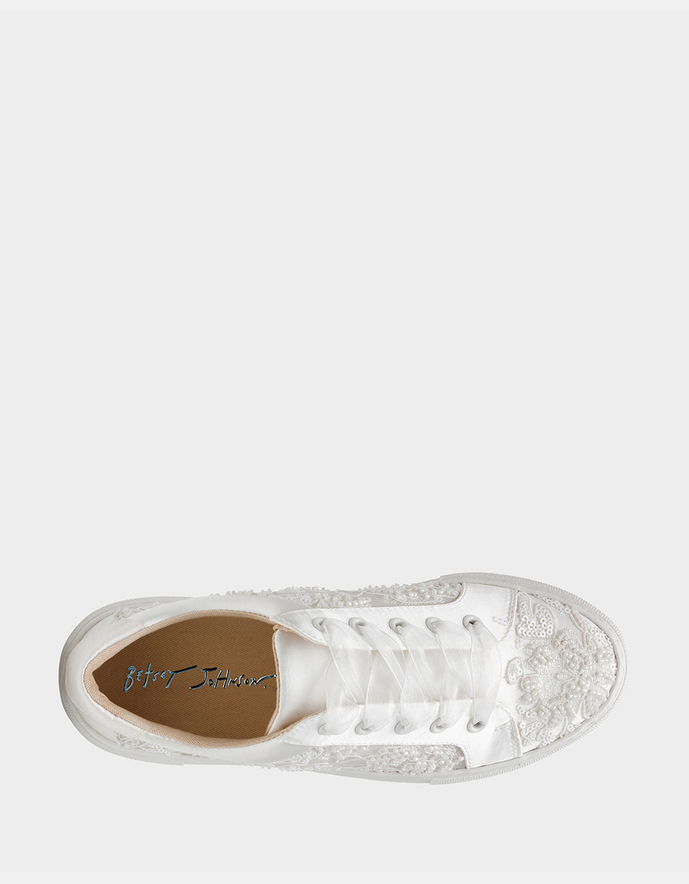 THEAA IVORY Platform Low-Top Lace-Up Sneakers
