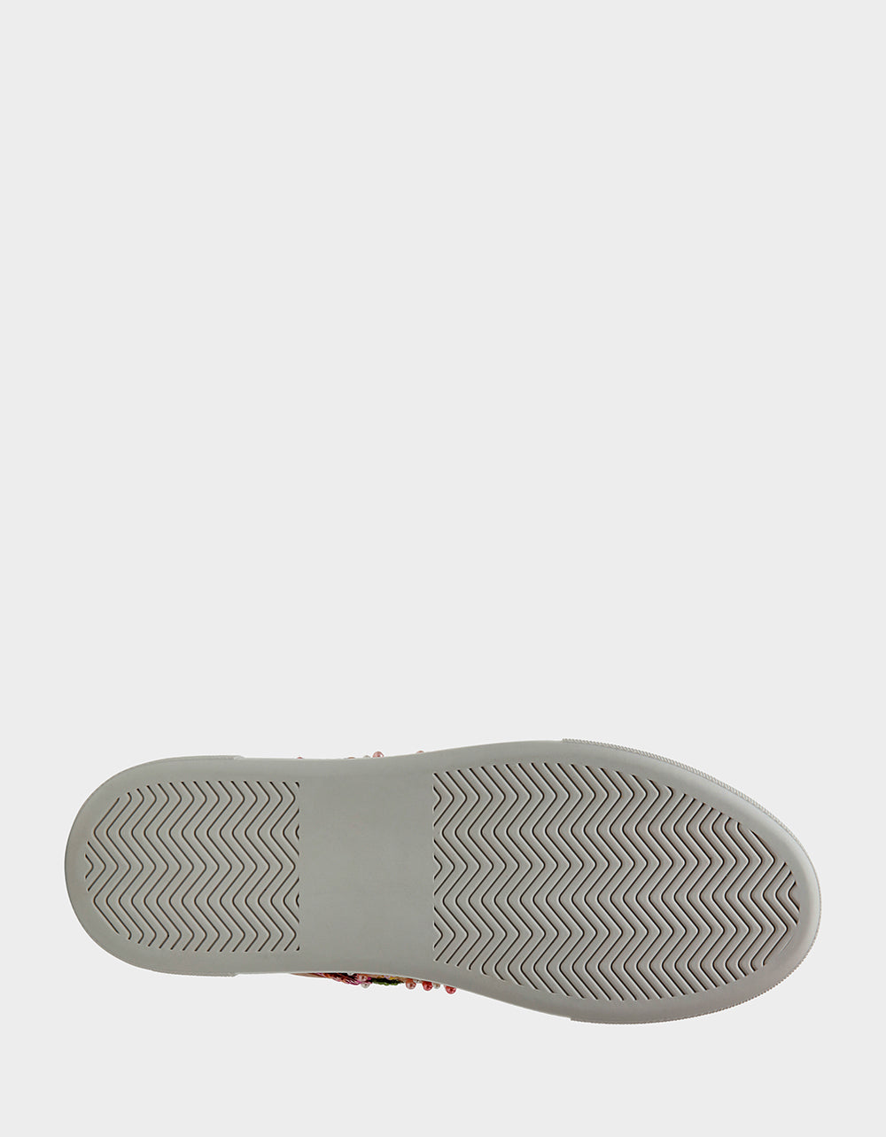 BONNY Nude Floral Sequin Mesh Floral Platform Low-Top Women's Sneaker