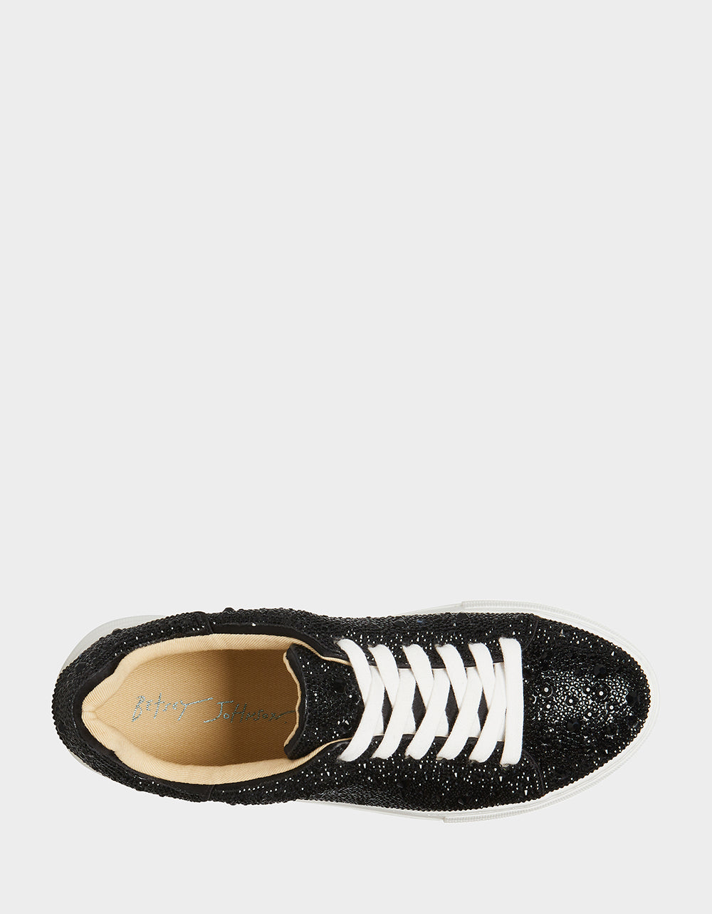 SB-SIDNY BLACK Rhinestone Sneaker