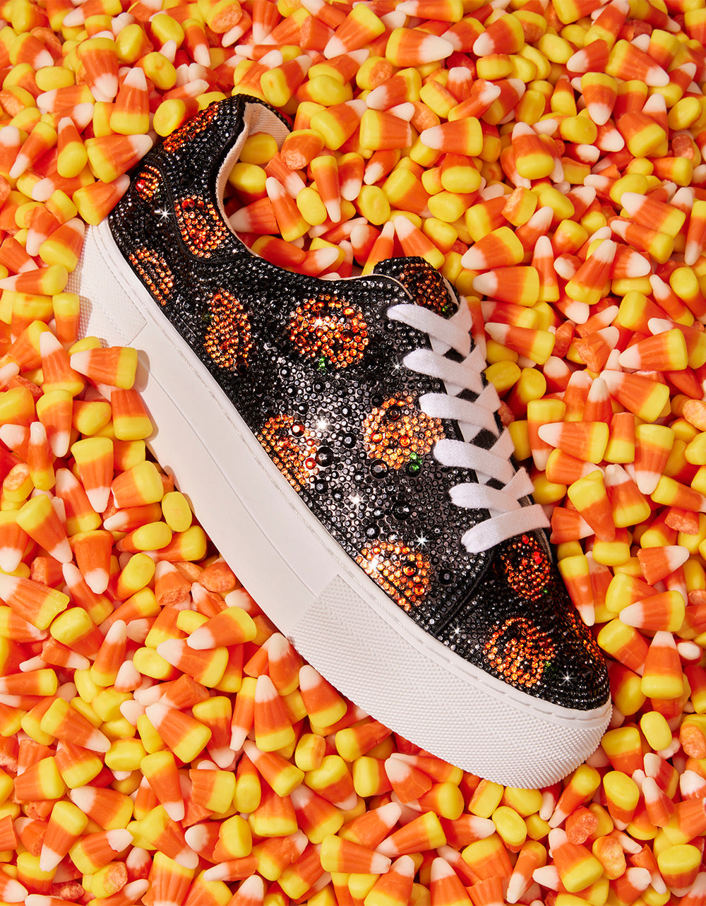 SIDNY PUMPKIN Print Sneakers