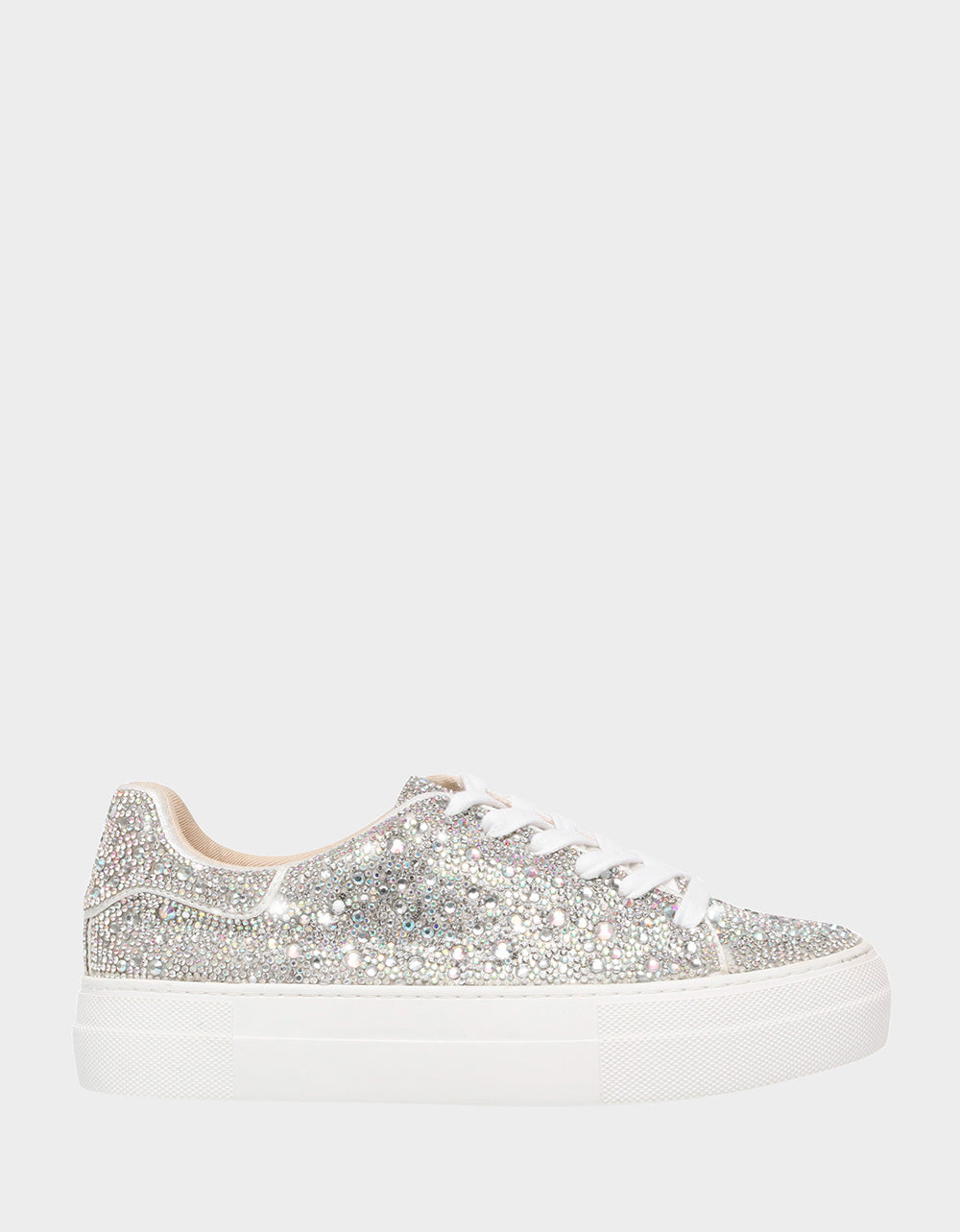 SIDNY RHINESTONES Lace Up Sneakers