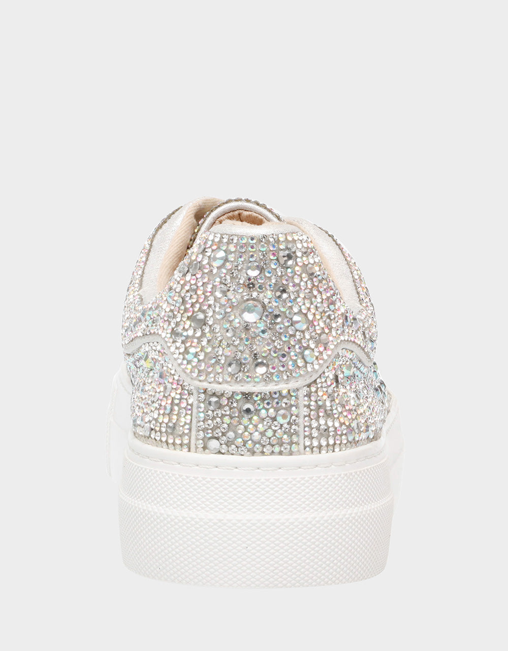 SIDNY RHINESTONES Lace Up Sneakers