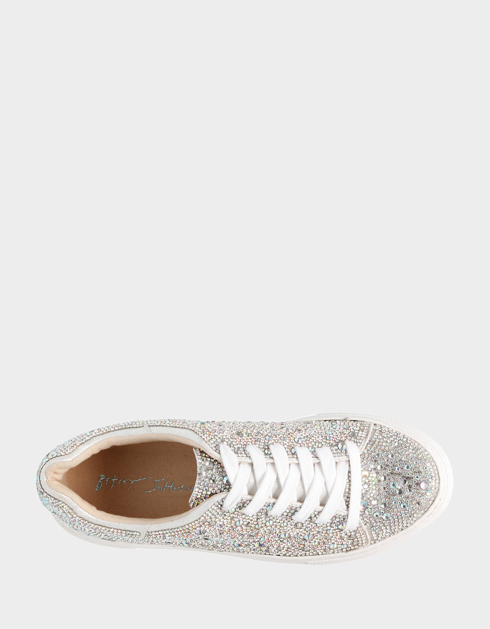 SIDNY RHINESTONES Lace Up Sneakers
