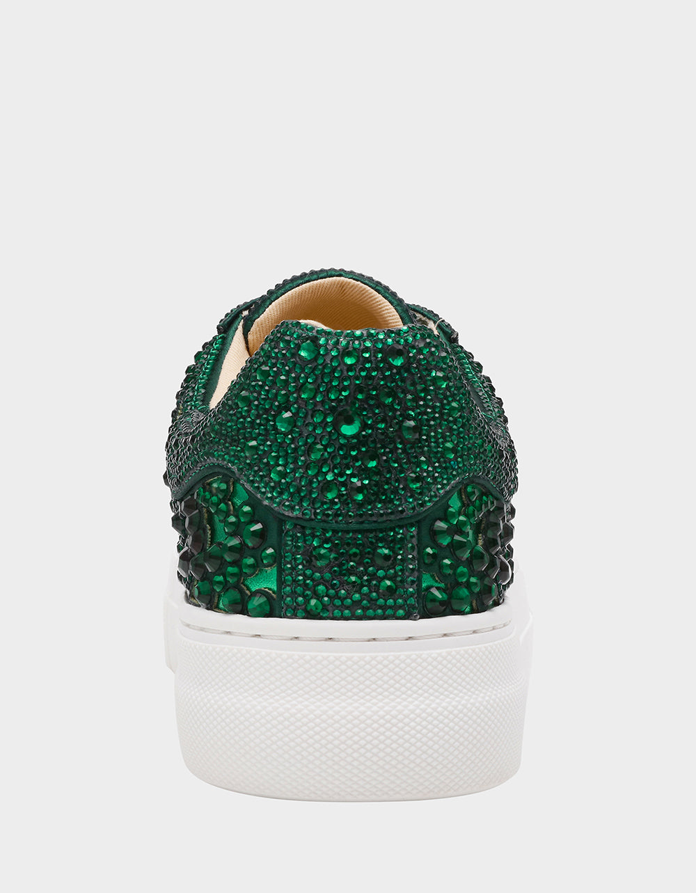 REILY EMERALD Platform Low-Top Lace-Up Rhinestone Women's Sneaker