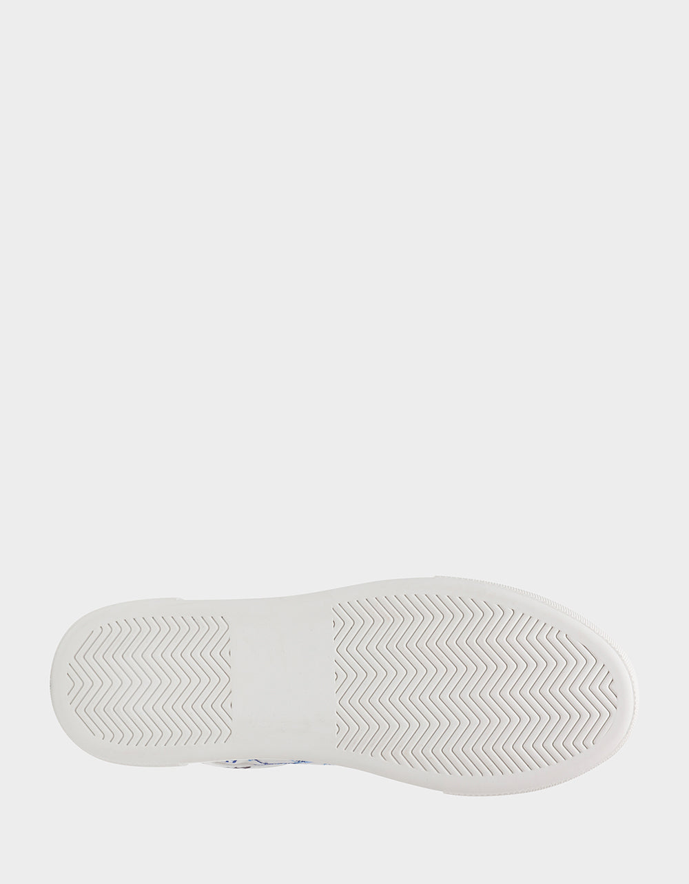 NINO BLUE FLORAL Platform Low-Top Lace-Up Sneakers