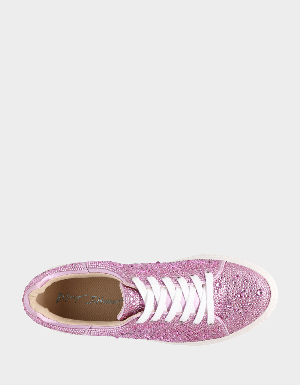 SIDNY LIGHT PINK Rhinestone Sneaker