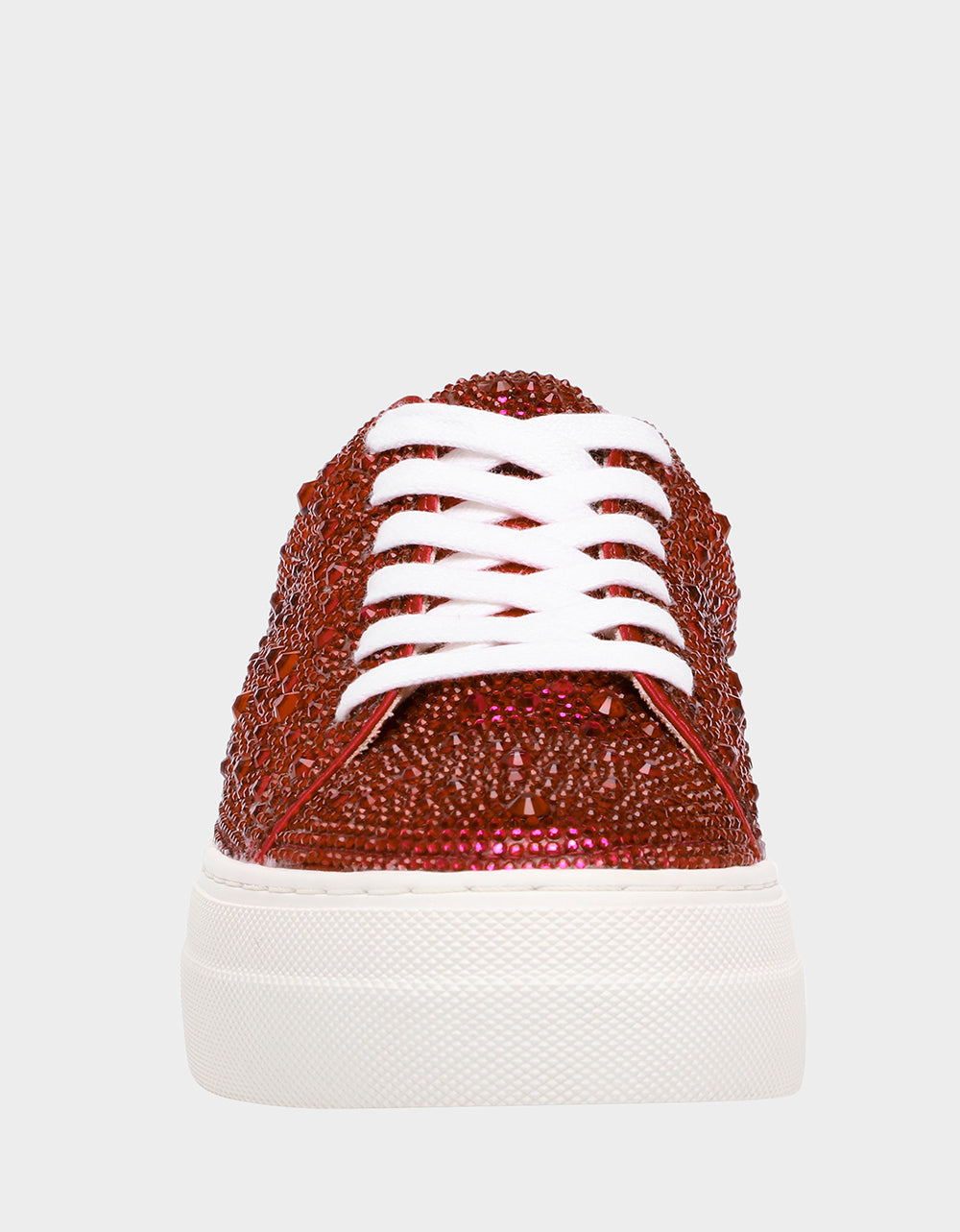 SIDNY RED Rhinestone Sneaker