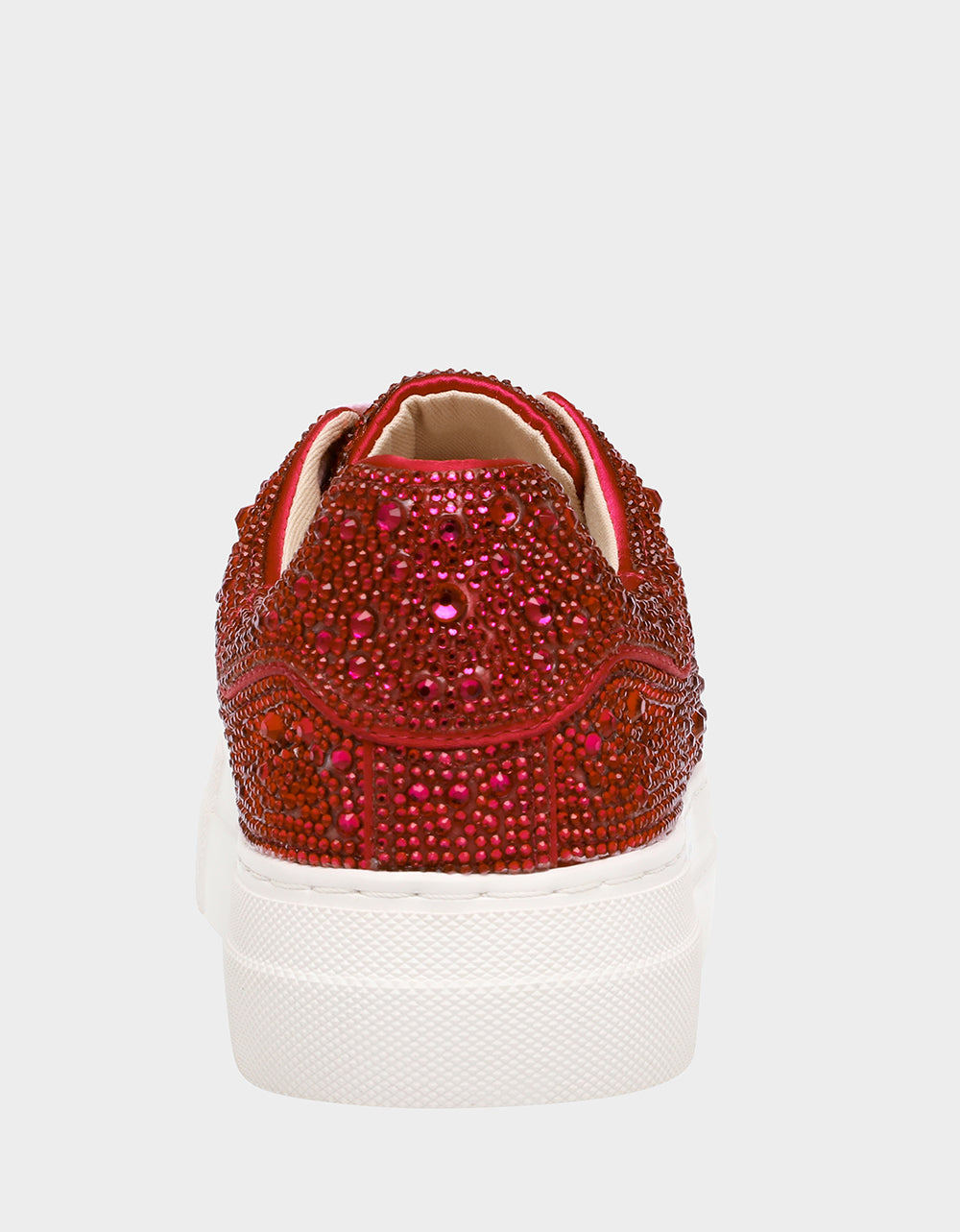 SIDNY RED Rhinestone Sneaker