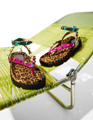 CONLEY METALLIC MULTI Strappy Flatform Sandal