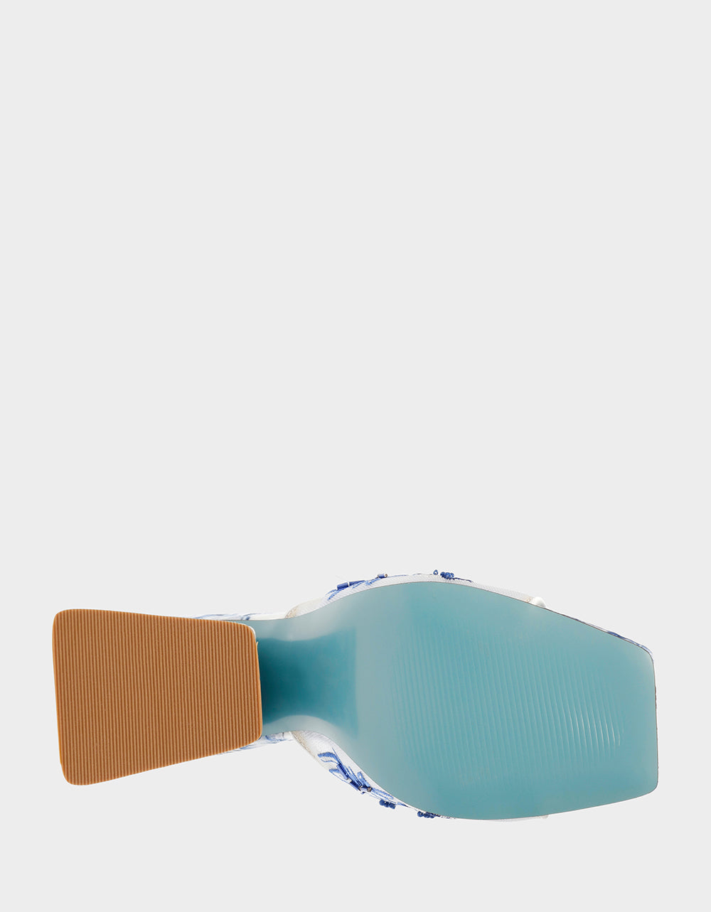 ROO BLUE FLORAL Slip-On Heel