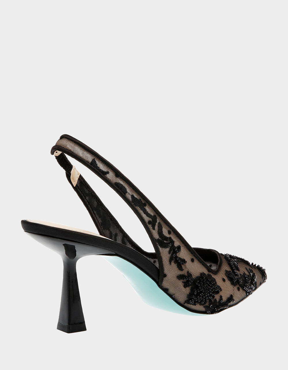NIKKI BLACK Slingback Heels