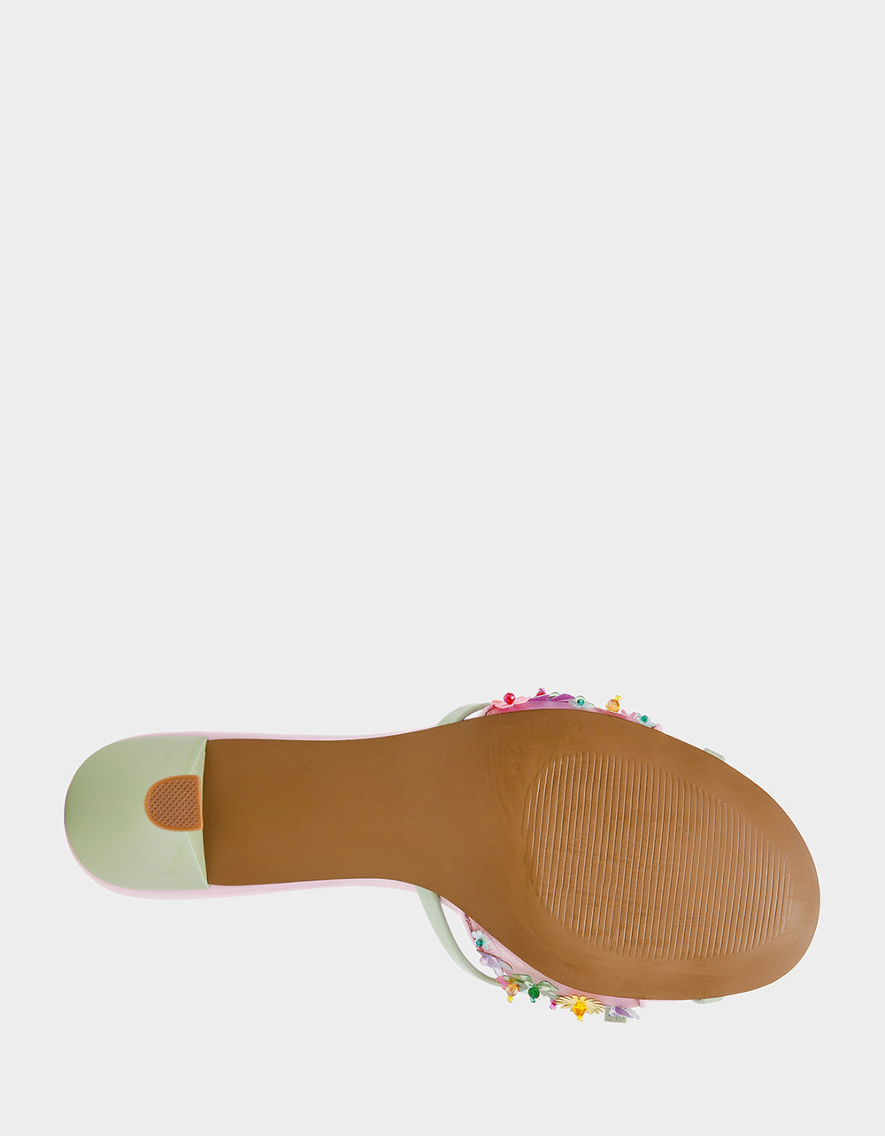 SHIRLEY Pink Multi Women's Kitten Heel Mule Heel