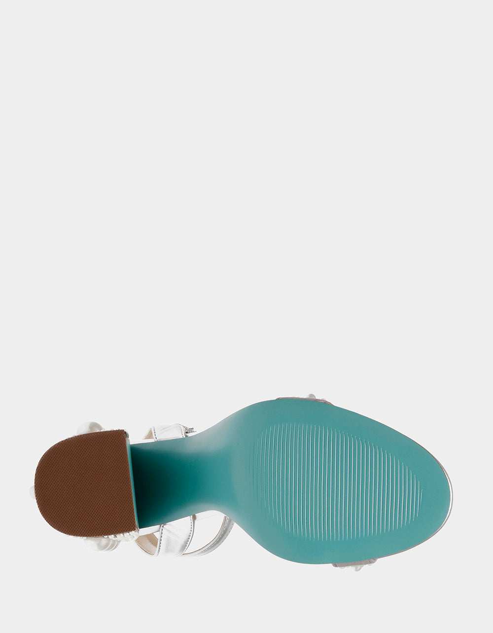 LEXI SILVER PEARL Block Heels