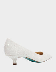 SCOUT PEARL Bridal Kitten Heel