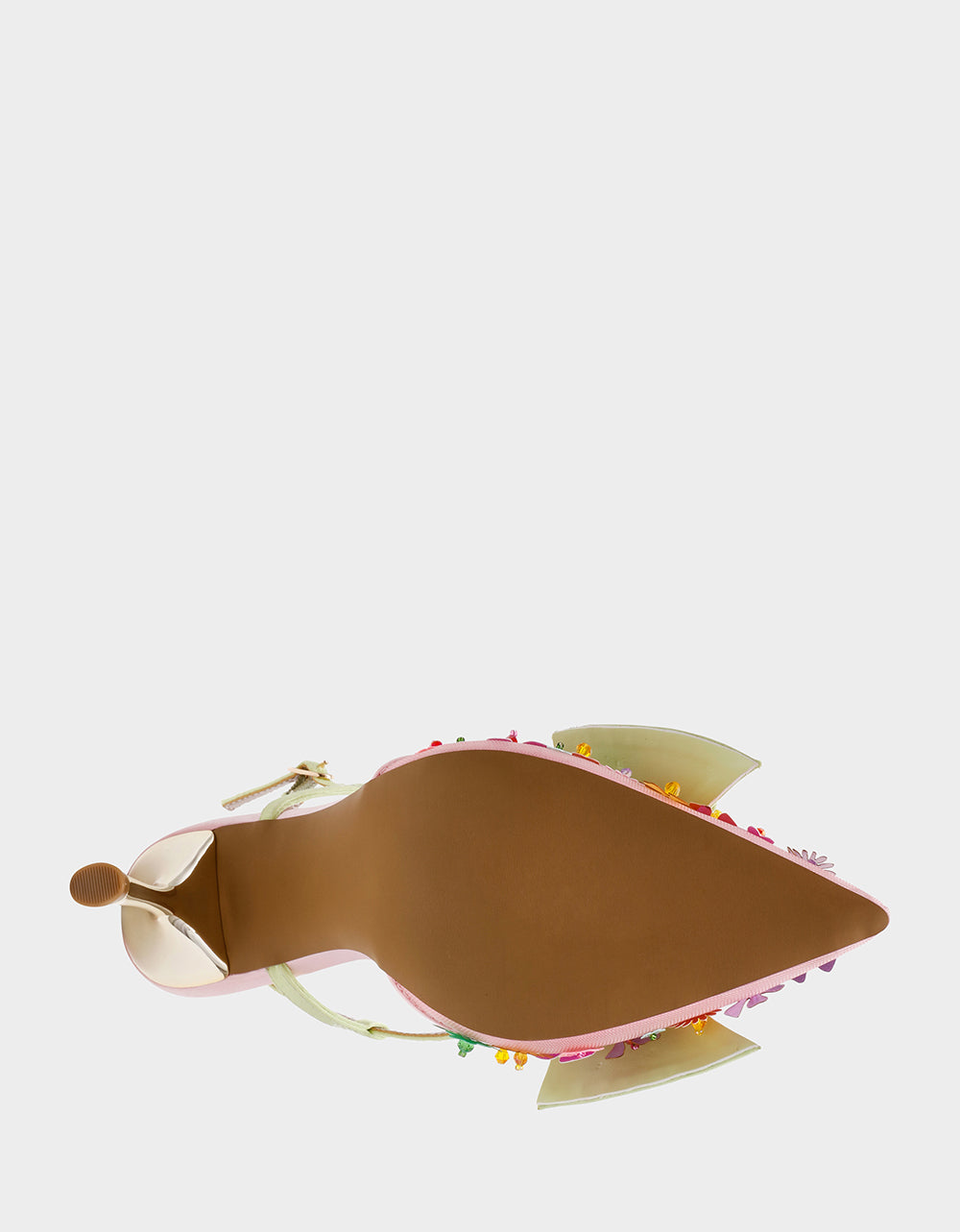 MELISA PINK MULTI Women's Floral Bow Stiletto Heel