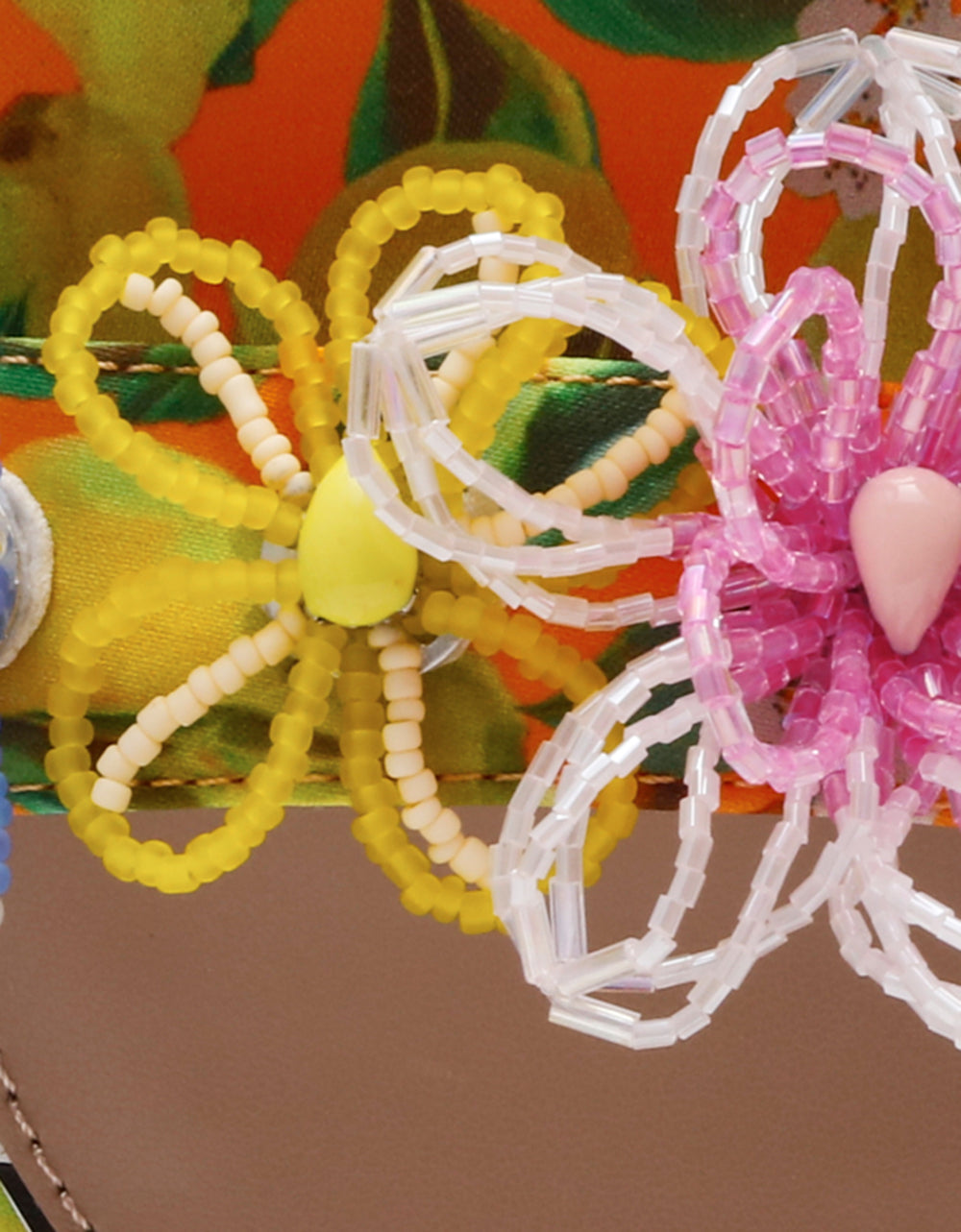 CINTHIA YELLOW MULTI Strappy Block Heel