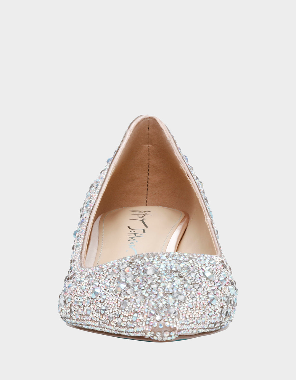 SCOUT RHINESTONE Bridal Kitten Heel