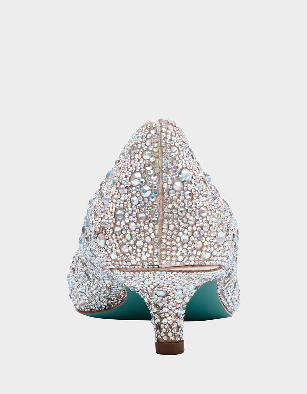 SCOUT RHINESTONE Bridal Kitten Heel