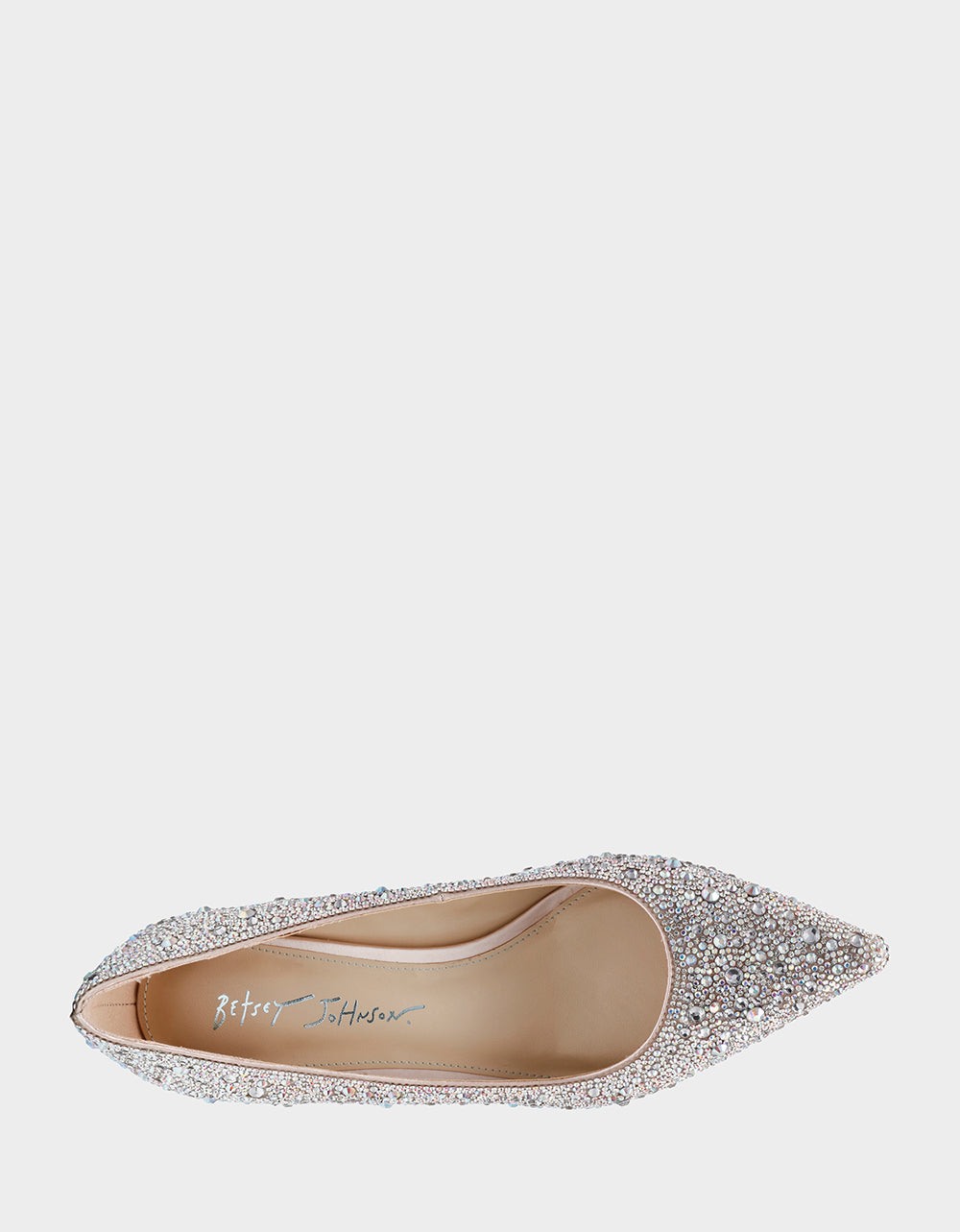 SCOUT RHINESTONE Bridal Kitten Heel