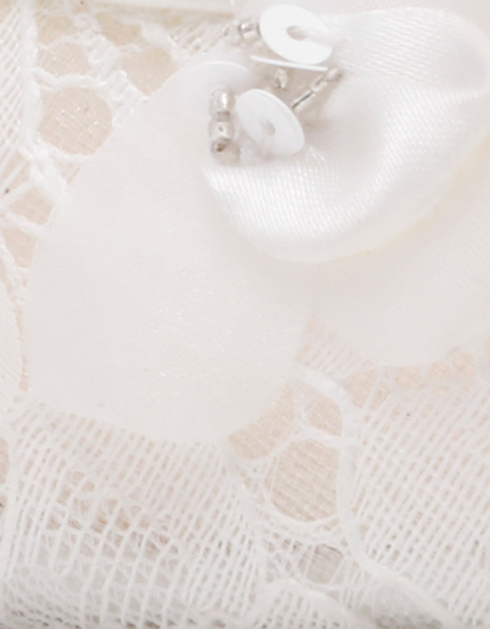 DARCY IVORY Women's High Stiletto Heel Floral Embellishments