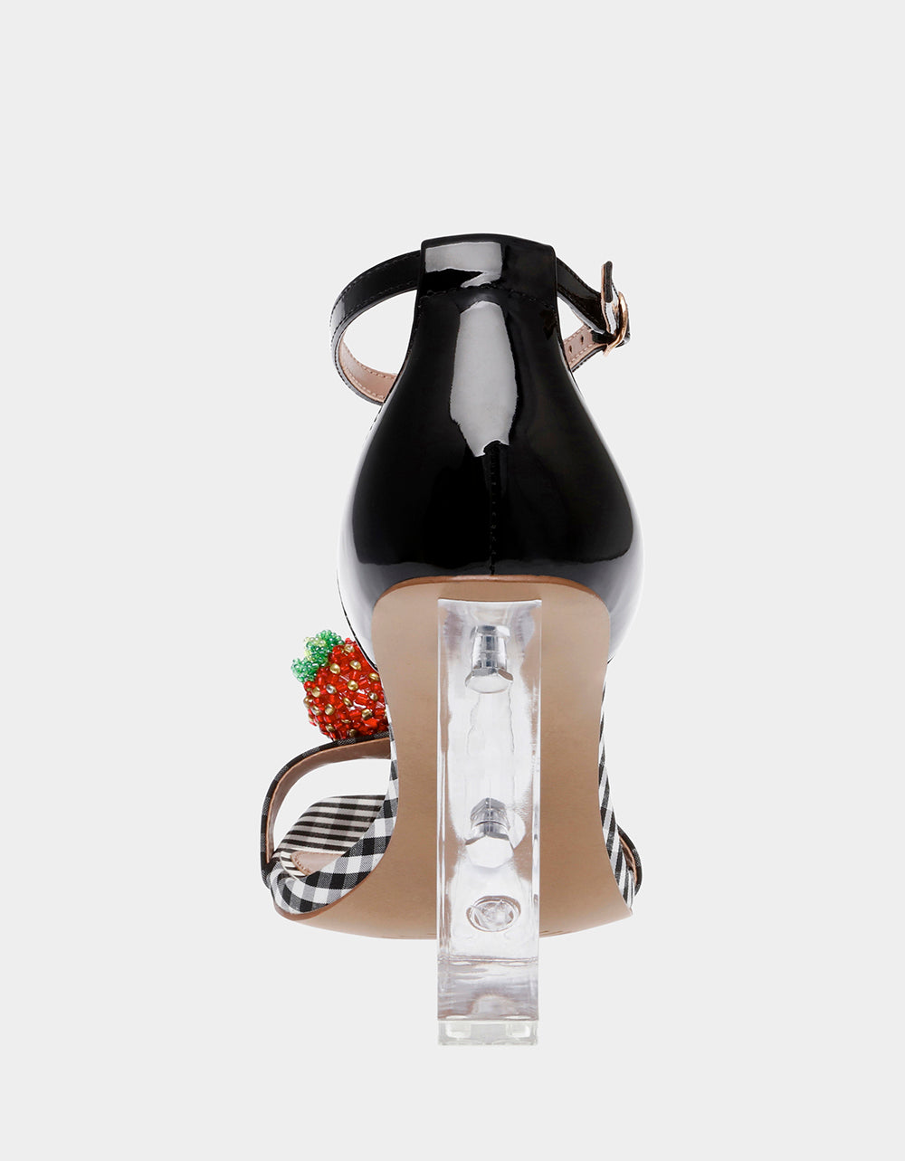 HARLEN BLACK MULTI Gingham Sandal