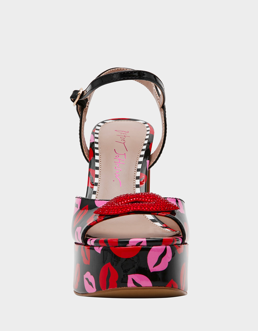 ALLYSON MULTI LIPS Women's Platform Sandal Heels