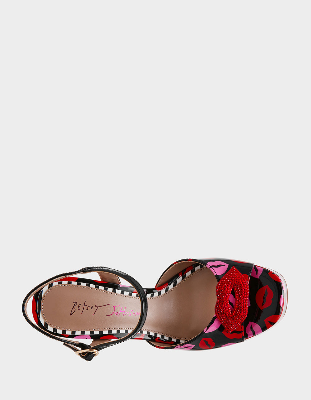 ALLYSON MULTI LIPS Women's Platform Sandal Heels