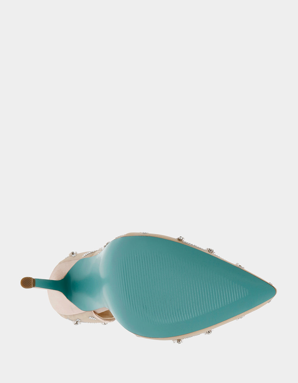 CRUZE NUDE Pointed Toe Mesh Heel