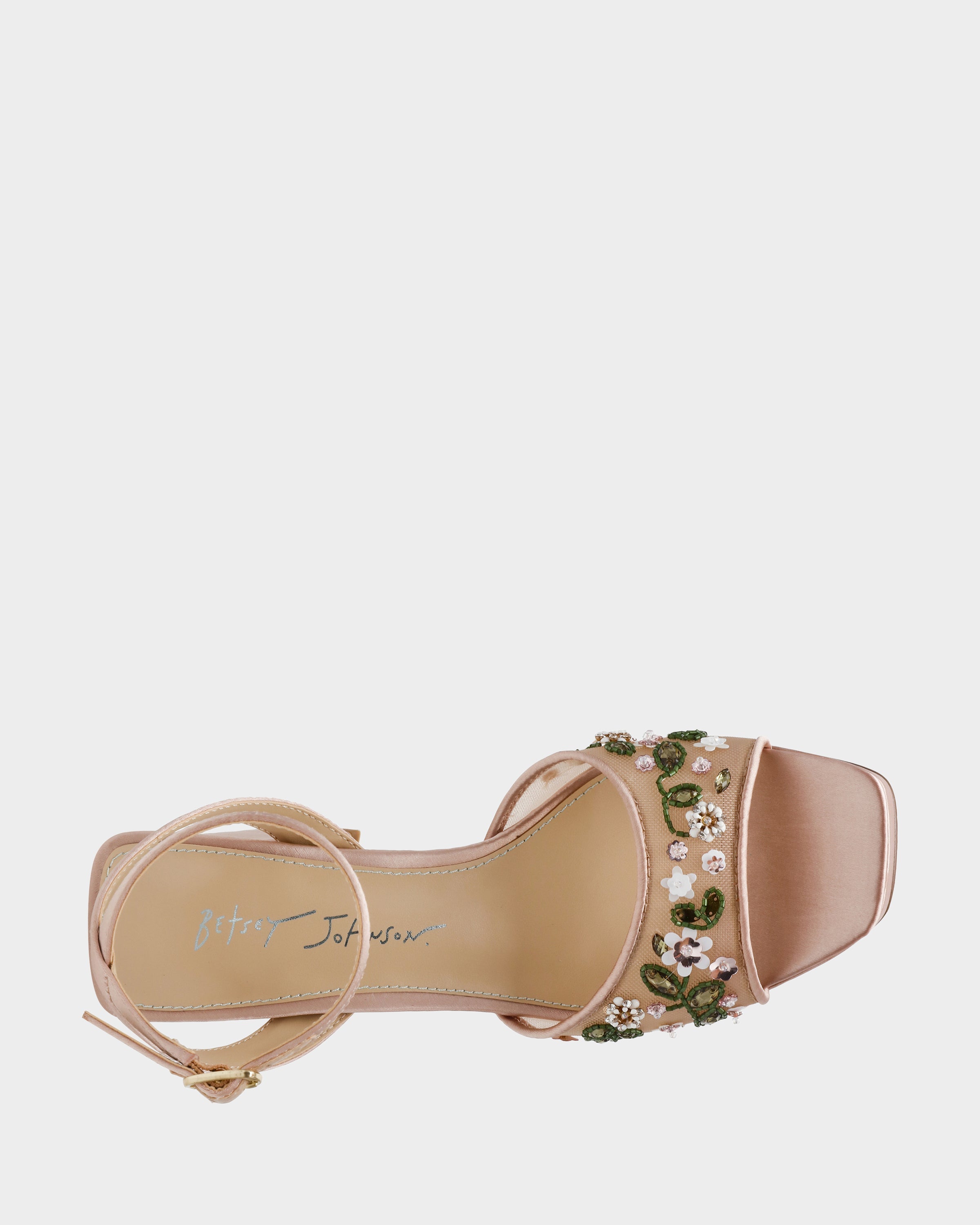 KIRRA NUDE Platform Strappy Square-Toe Block Heel
