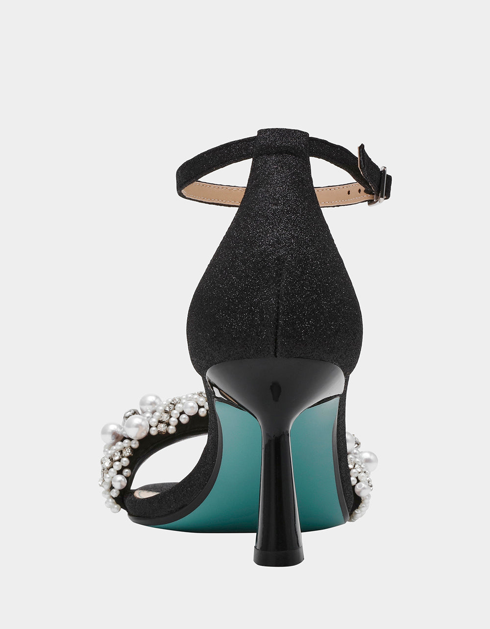 MILO BLACK Embellished Kitten Heel