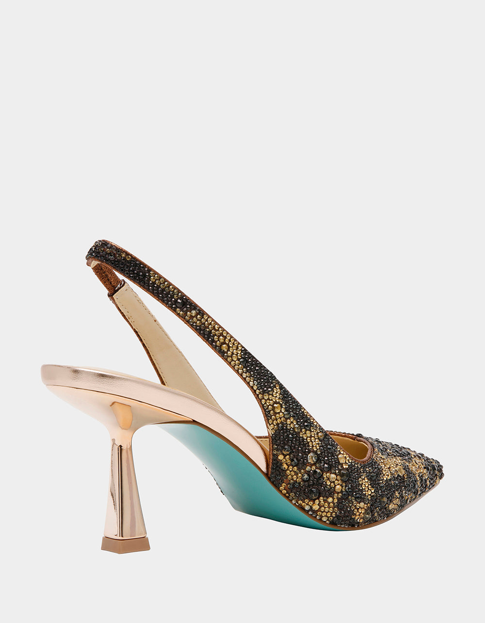 CLARK LEOPARD Slingback Women's Kitten Heel