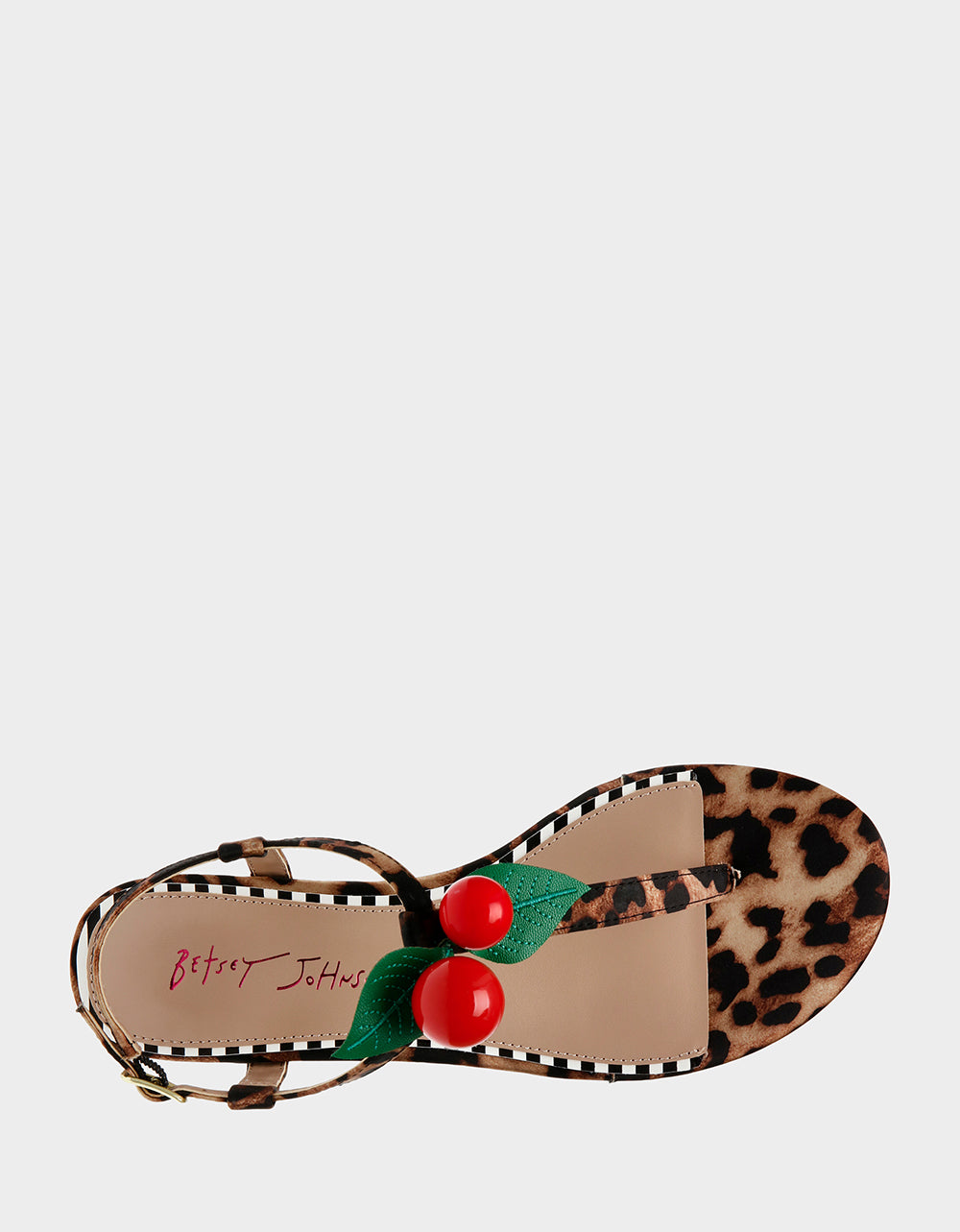 ASBURY LEOPARD Cherry Sandal
