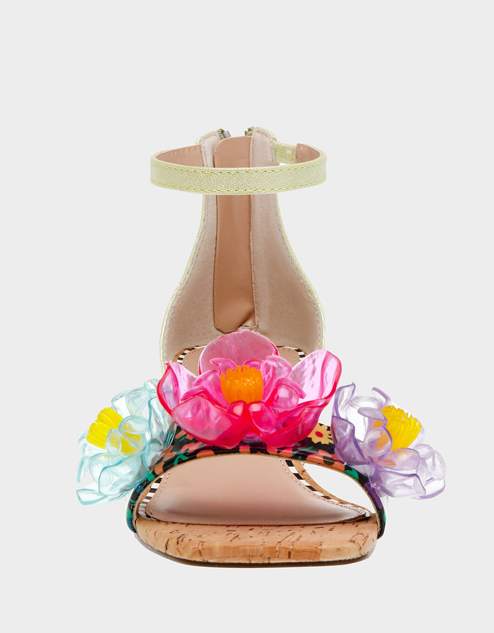 OAKLEE GREEN MULTI Floral Sandal